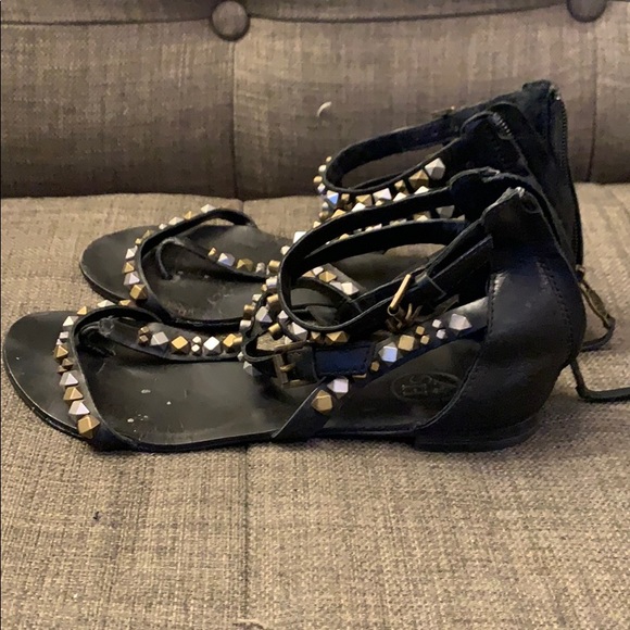 ASH Black gladiator sandals - Picture 5 of 9